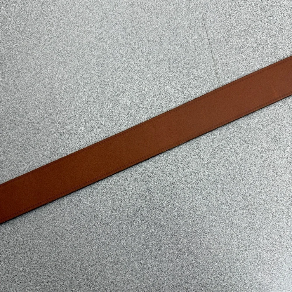 Madewell Leather Belt Womens XXL 2XL Brown Brass Buckle Tip Preppy Classic 1.25" - Picture 6 of 13